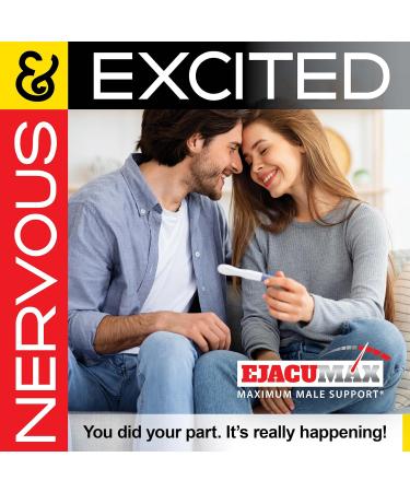 Ejacumax Vitality- Prenatal Vitamins for Men- Fertility Formula - Male Semen Volume Enhancer- High Potency Sperm Count Boosting Formulation- All Natural and Effective- 60 Capsules - Buy Online on GoSupps.com