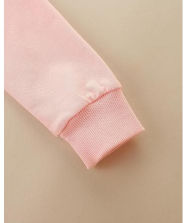 Girls Cotton Sweatshirt - Long Sleeve Casual Jumper for Toddler Girls, Age 3-4 Years, Christmas Pink - Buy Online on GoSupps.com