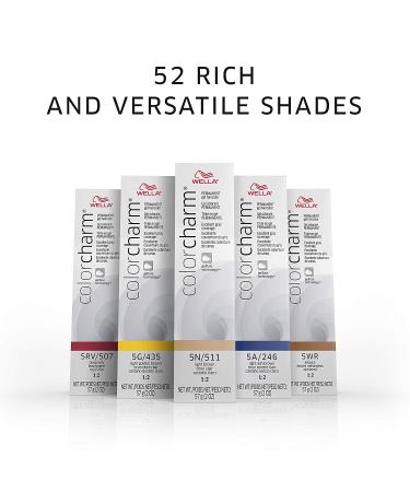 Wella Color Charm Permanent Gel Hair Color 9A Pale Ash Blonde & 5N Light Brown for Gray Coverage - Buy Online on GoSupps.com
