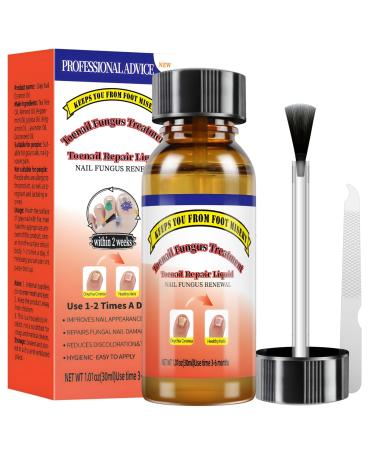 Toenail Fungus Treatment Extra Strength Fluids Fungus Nail Treatment Soft Brush Head Escalate Transform Your Toenails with Ease fungal Nail Treatment Let Your Experience Confidence Every Step (30ML) 30 Count (Pack of 1)