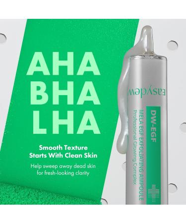 Easydew Mela EGF Exfoliating Ampoule - Age-Defying Face Serum with Black Bee Propolis Niacinamide AHA BHA & LHA - Korean Skin Care for Pore Buildup & Skin Barrier Repair (Pump 0.27 fl oz) - Buy Online on GoSupps.com