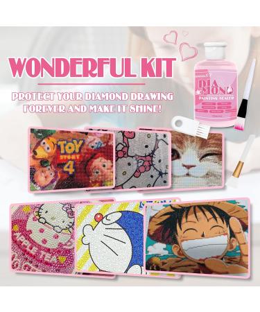 2-Pack 8oz. Diamond Painting Sealer Kit for Diamond Art - Permanent Sparkle Glue Set - Buy Online on GoSupps.com