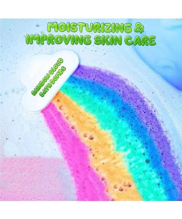 Magical Rainbow Bomb - Organic Bath Bomb with Colorful Foam Effect | Perfect Gift for Kids & Women | Bubble Bath with Swimming Salt - Buy Online on GoSupps.com