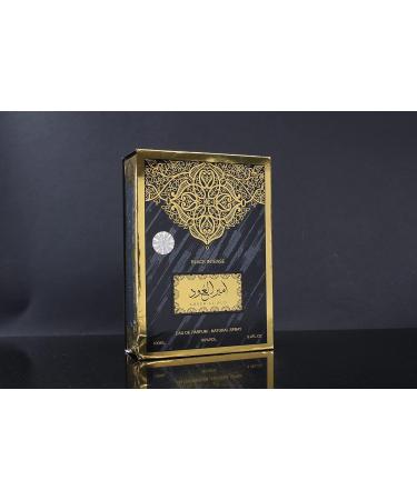 Almas Perfumes modernistic Oudh Ameer Al.Oud Black Intense Eau De Parfum Unisex Spray - 3.4 Fl Oz (100 ml) Saffron Wood Amber Vanilla 3.4 Fl Oz (Pack of 1) - Buy Online on GoSupps.com