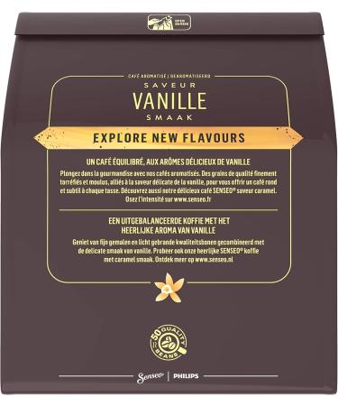  Senseo Senseo Coffee Vanilla Flavour - 160 Soft Pods - Pack of 5 x 32 Pods - Buy Online on GoSupps.com