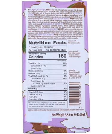 Chocolates out of the Blue | No Sugar Added Belgian Milk Chocolate Bars | 100g x 6 bars - Buy Online on GoSupps.com