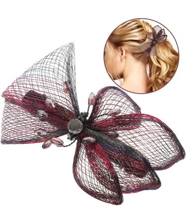 FRCOLOR Wedding butterfly hair clip bridal hair clip carnival headpiece wedding hair bows hair barrette clip for women bride headpiece large hair bows big bow Hair up woman copper Big - Buy Online on GoSupps.com