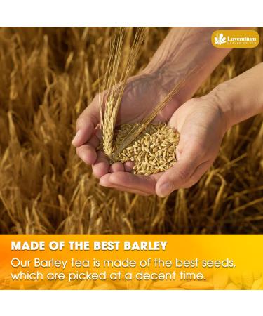 Lavendium Premium 30 Barley Tea Bags 100% Natural & Pure from Barley. Loose Barley Herbal Tea. Made with Natural Material Tea Bags. No Sugar No Caffeine No Gluten Vegan. - Buy Online on GoSupps.com