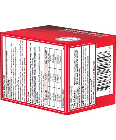 Children's Tylenol Chewables 160mg Acetaminophen | Grape Flavor 24 ct - Pain & Fever Relief - Buy Online on GoSupps.com