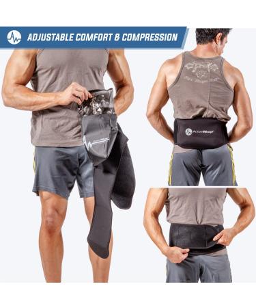 ActiveWrap Knee Wrap - XX-Large/Extra Wide for Right/Left Knee - Premium Support & Comfort - Buy Online on GoSupps.com