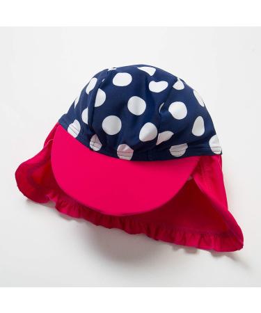 Bonverano Baby Girls UPF 50+ Sunsuit with Sun Cap - Rose Red (9-12 Months) - Buy Online on GoSupps.com