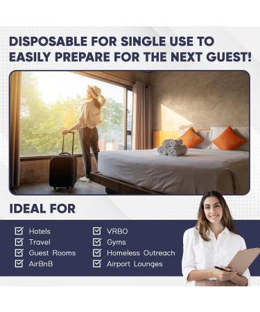 Bulk Disposable Hotel Toothbrush with Toothpaste Dental Kit - Individually Wrapped (Case of 50) - Buy Online on GoSupps.com