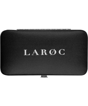 LaRoc 12pc Manicure & Pedicure Set - Nail Clippers Cuticle Remover - Luxurious Face Foot Hand Nail Care Kit - Pedicure Sets for Feet Mens Grooming Kits & Manicure Set for Women - Buy Online on GoSupps.com