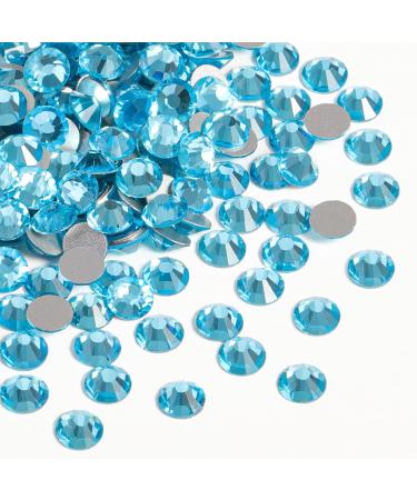 Beadsland 1440 Flat Back Rhinestones - Aquamarine SS20 Nail Crystals (4.6-4.8mm) for Nail Art - Buy Online on GoSupps.com