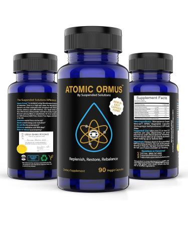 Suspended Solutions Atomic ORMUS Capsules - 100% Pure Monatomic Gold Powder - Vegan (90 Capsules) - Buy Online on GoSupps.com