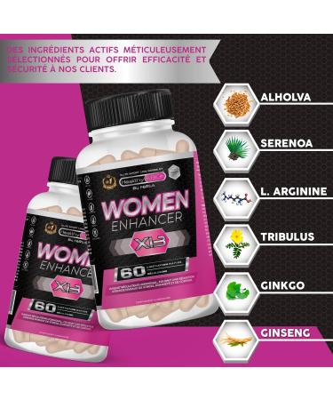 Healthy Fusion Enhancer Woman | 100% Stimulating for Women | Menstrual Regulator | Increases Energy Physical and Muscle Performance | Maca Tribulus Ginseng Ginkgo | 60 Capsules - Buy Online on GoSupps.com