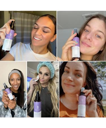 Bakuchiol Facial Spray - Hydrating Face Toner with Aloe & Witch Hazel for Women & Men - Light Astringent for Oily & Dry Skin - 4.5 Fl Oz - Buy Online on GoSupps.com