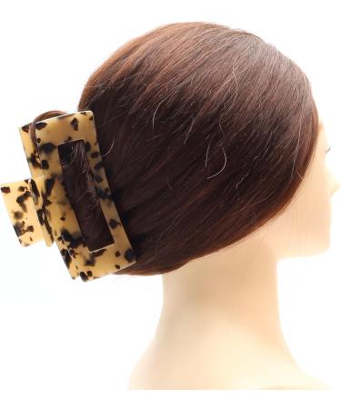 Large Beautiful Turtle Shell Hair Clip Hair Clip Women's Headpiece Elegant Hair Accessory (Tortoise) - Buy Online on GoSupps.com