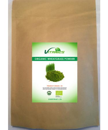 Vitanics Organic Wheatgrass Powder (EU) (Wheatgrass Powder) (1kg)