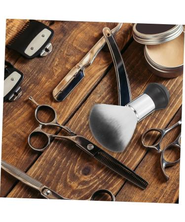 PLAFOPE Barber Brush Neck Brush Barber Hair Cutting Brush Barber Supplies Neck Duster Brush Neck Duster Barber Barbers Brush Haircut Brush Duster Barber Duster Neck Duster for Hair Cutting 14.50X8.50X8.50CM Grey - Buy Online on GoSupps.com