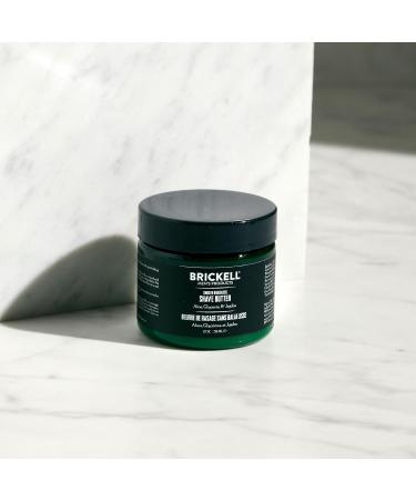Brickell Men's Smooth Shave Butter 59 mL - Natural Organic Shaving Butter for Men - Fight Nicks, Cuts, Razor Burn - Scented - Pack of 1 - Buy Online on GoSupps.com