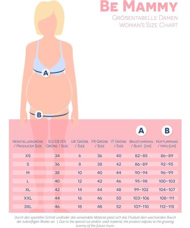 Be Mammy Maternity Short Leggings XL Navy - Pregnancy Comfort Essential - Buy Online on GoSupps.com