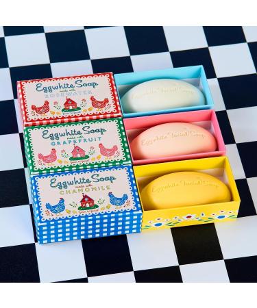 Kalastyle EGGWHITE & GRAPEFRUIT Facial Soap | Removes Makeup | Tightens Pores | Softens Skin | 1.76 ounces / 50 grams - Buy Online on GoSupps.com