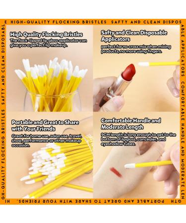 Buy VIOLA HOUSE 100 pcs Disposable Lip Brushes - Perfect Lipstick & Lip Gloss Applicator for Beauty Makeup Kits | International Shipping Available - Buy Online on GoSupps.com