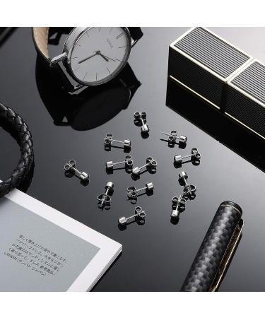 Yaomiao 20 Pairs Stainless Steel Piercing Earrings - Anti-Sensitive & Rustproof Studs for Body, Ear, Nose, Navel - Salon Quality - Buy Online on GoSupps.com
