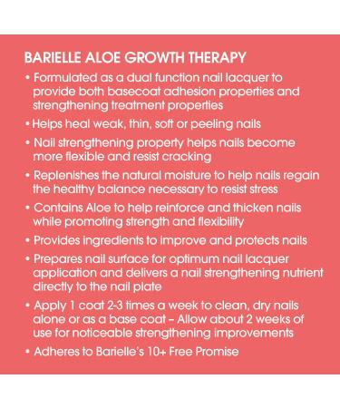 Barielle Aloe Nail Growth Therapy - .45 oz | Strengthen Weak Nails - Buy Online on GoSupps.com