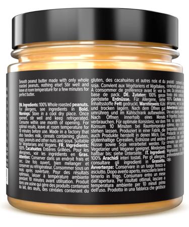 Buy 100% Natural Roasted Peanut Butter - Smooth 250g | The Protein Works | International Shipping Available - Buy Online on GoSupps.com