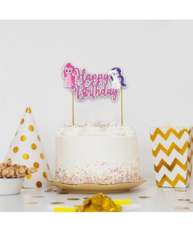 Seyal My Litle Pony Happy Birthday Cake Topper - Buy Online on GoSupps.com