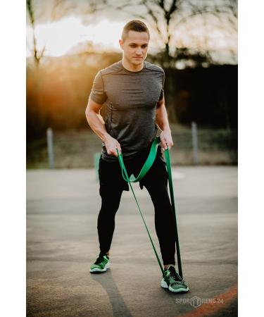Buy Sports Trend 24 Fitness Straps | Resistance Bands in Dark Blue | 104cm Length | 27.22 - 90.72kg Strength for Power & Mobility Exercises - Buy Online on GoSupps.com