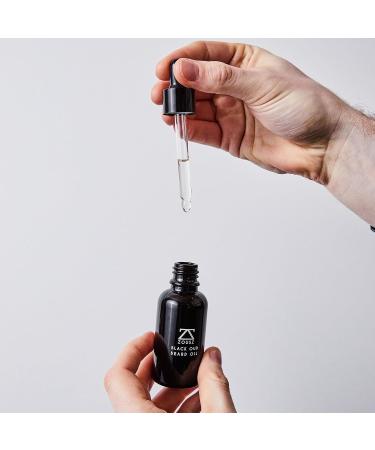 ZOUSZ Black Oud Beard Oil - 30ml, Non-Greasy Formula with Avocado, Argan & Macadamia Oils - Vegan-Friendly Grooming & Styling Gift for Men - Buy Online on GoSupps.com