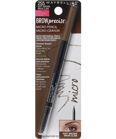 Maybelline Brow Precise Micro Eyebrow Pencil - Soft Brown 0.002 oz | 1 Count - Buy Online on GoSupps.com