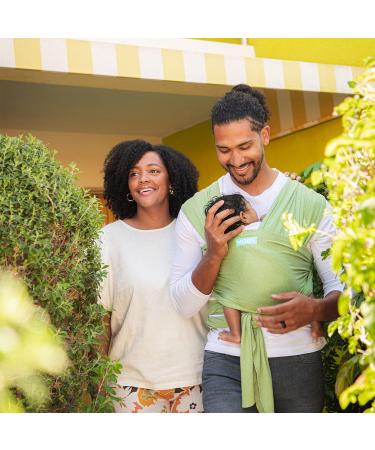 Moby Wrap Baby Carrier | Element: Best Baby Wrap for Newborns & Infants | #1 Baby Gift for Mom & Dad | Keeps Baby Safe & Secure | Adjustable for All Body Types | Kiwi - Buy Online on GoSupps.com