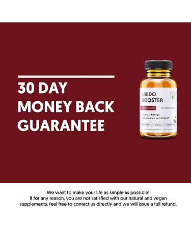 Energy Pills Organic Maca Root - Testosterone Booster with Korean Red Ginseng & L-Theanine - Libido Enhancement for Men & Women - Gluten-Free Vegan Non-GMO Supplement Capsules - Buy Online on GoSupps.com