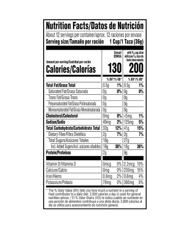 Kellogg's Honey Smacks Cereal 15.3oz Box - Whole Grain Kids Snacks - Large Size Original - Buy Online on GoSupps.com