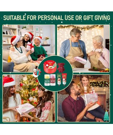 Christmas Gift for Woman Gift Set Women with Christmas Hand Cream Foot Cream Red Pomegranate Gel Towel Bear Winter Skincare Instant Hydration Stocking Stuffers for Mom Coworkers Teacher Wife - Buy Online on GoSupps.com