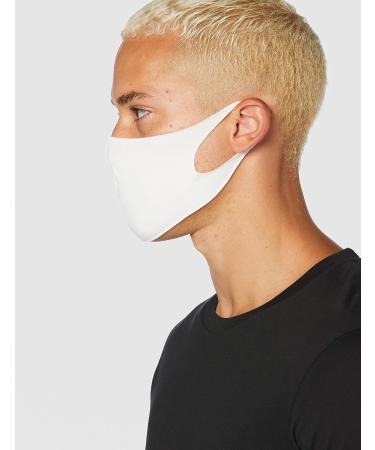 Buy FM London Reusable Fabric Masks - White 100% Cotton One Size Pack of 10 | International Shipping - Buy Online on GoSupps.com
