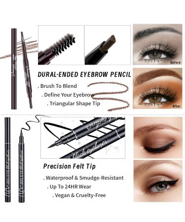 Premium Makeup Set Kit for Women & Teens | 9 Color Eyeshadow Brush & Sponge Set | Perfect Gift - Buy Online on GoSupps.com