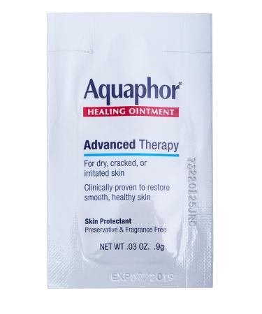 Aquaphor Advanced Skin Therapy .9g Packet (16ct) - Hydrating & Healing Formula - Buy Online on GoSupps.com