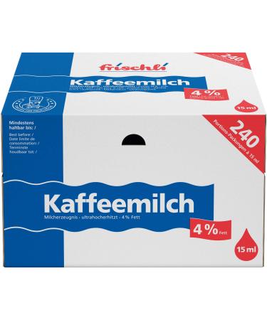 Frischli coffee milk 4% for a light coffee enjoyment 3600ml