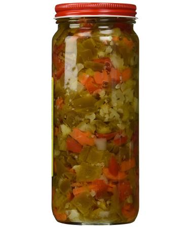Marconi Mild Giardiniera 16 oz - Authentic Italian Pickled Vegetables - 1 lb (Pack of 1) - Buy Online on GoSupps.com