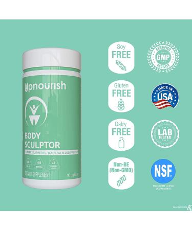 Clinically Proven Weight Loss Supplement for Women & Men - Appetite Suppressant & Fat Burner - 90 Vegan Capsules - Buy Online on GoSupps.com