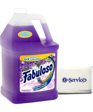 Fabuloso Lavender Purple 64 Gallon Multi-Purpose Cleaner + Wallet Tissue Pack 128 Fl Oz - Buy Online on GoSupps.com
