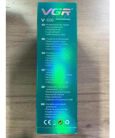 VGR Electric Hair Cipper for Men Professional Crod/Crodless Hair & Beard Trimmer Rechargeable Haircut Barber Clipper LED Display Hair Cutting Kit Black - Buy Online on GoSupps.com
