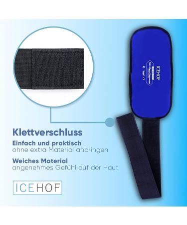 IceHOF Universal Cooling Pad with Velcro Fastener - Flexible Cold Compress for Body Relief | Shop Now - Buy Online on GoSupps.com