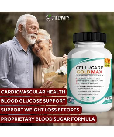 Cellucare Gold Max Pills Advanced Blood Support Formula Supplement Blood Capsules - Maximum Strength All Natural Formula Capsules Blood Support Reviews (1) - Buy Online on GoSupps.com