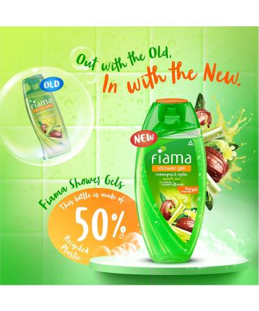 Fiama Di Wills Lemongrass & Jojoba Exfoliating Shower Gel - 250 ML | Gentle Cleansing for Glowing Skin - Buy Internationally - Buy Online on GoSupps.com